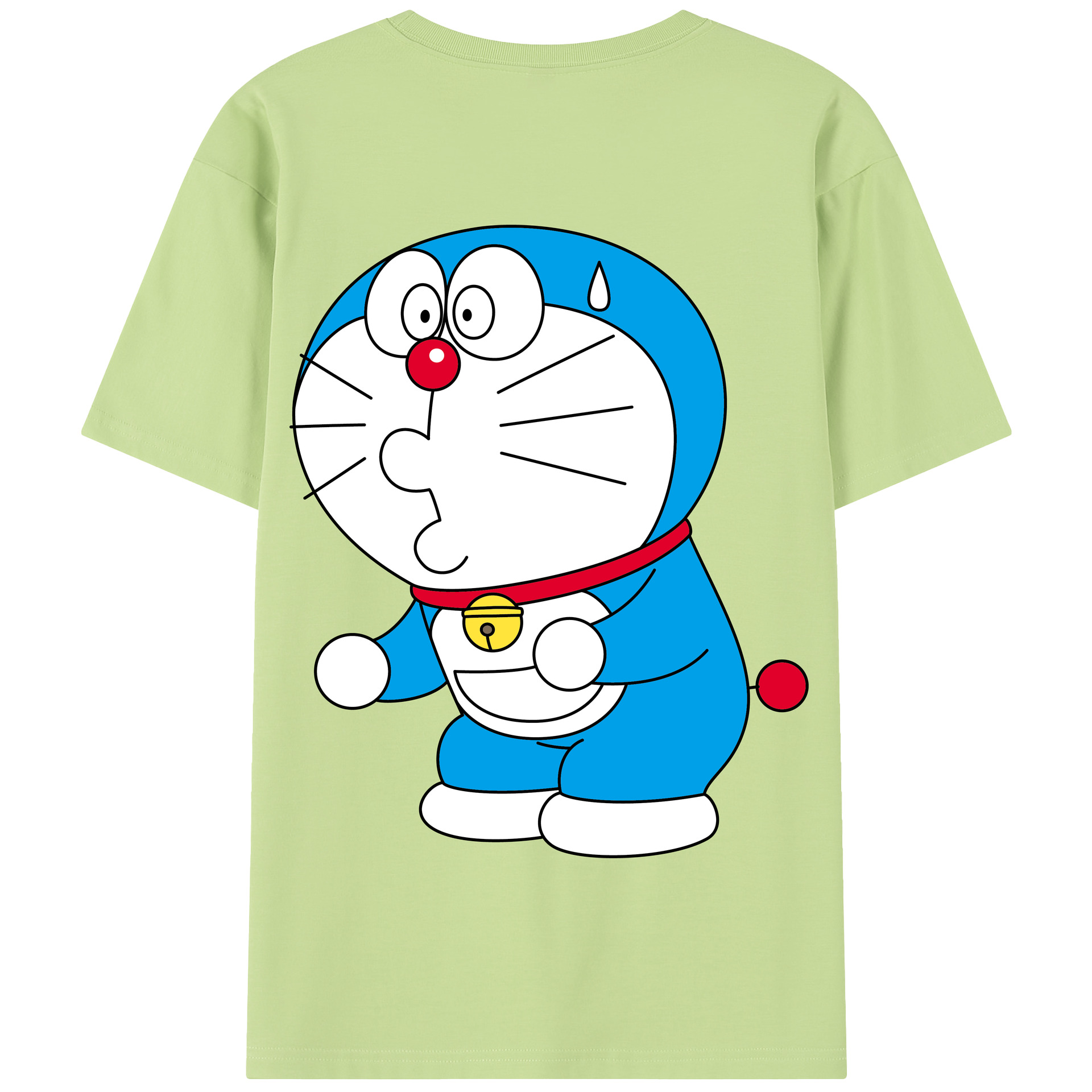 （画像用） ドラえもん Doraemon 綿100％半袖Tシャツ（背面プリント）